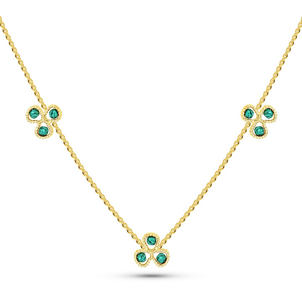 Кольє з жовтого золота Francelli (арт. 352589жбрз) – зображення 1