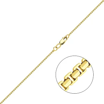 Ланцюжок з жовтого золота плетіння Якірне фантазійне (арт. ц306206жс)