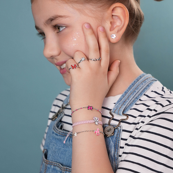 Детский серебряный браслет (арт. 7509/3611ебр) – изображение 6