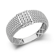 Золота каблучка з фіанітами (арт. 156717б)