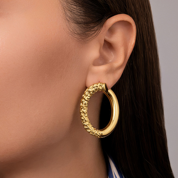 Золоті сережки Francelli (арт. е1092010/35ж) – зображення 2