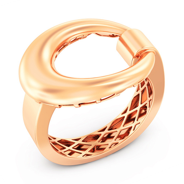 Кольцо из красного золота (арт. 141329) – изображение 1