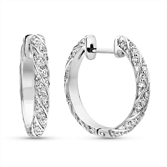 Золоті сережки з діамантами (арт. 2192088202)