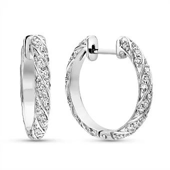 Золоті сережки з діамантами (арт. 2192088202)