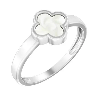 Золотое кольцо с эмалью (арт. 141087беп)