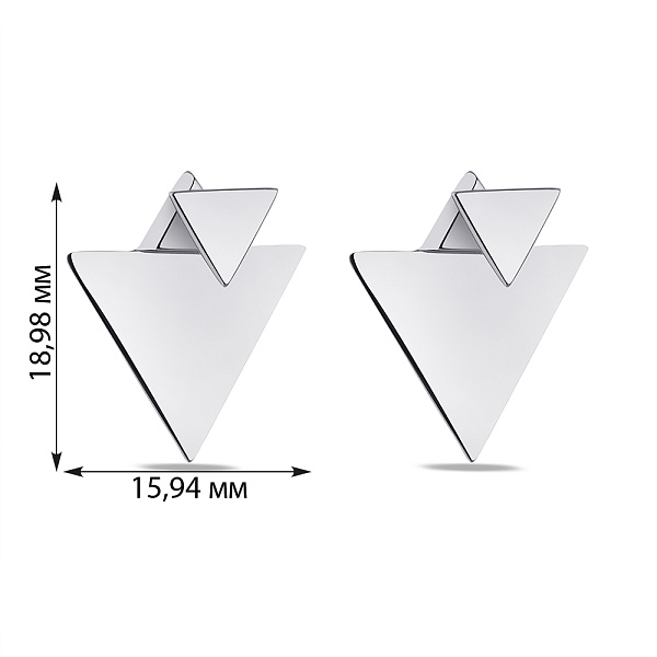Серьги из серебра (арт. 7518/902-00926) – изображение 4