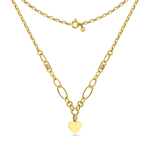 Кольє з золота з фіанітами (арт. 352684ж) – зображення 2