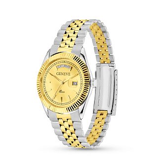 Часы из белого и желтого золота (арт. 260247бж)