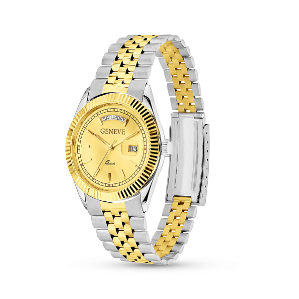 Годинник з білого і жовтого золота (арт. 260247бж) – зображення 1