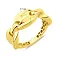 Каблучка Ланки з жовтого золота (арт. 156613ж) – зображення 2