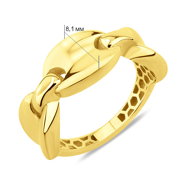 Каблучка Ланки з жовтого золота (арт. 156613ж) – зображення 2