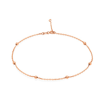 Золотой браслет на ногу (арт. 340037н)