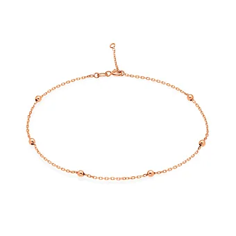 Золотий браслет на ногу (арт. 340037н)