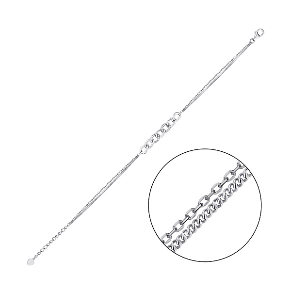 Серебряный браслет с фианитами Trendy Style (арт. 7509/4043) – изображение 1