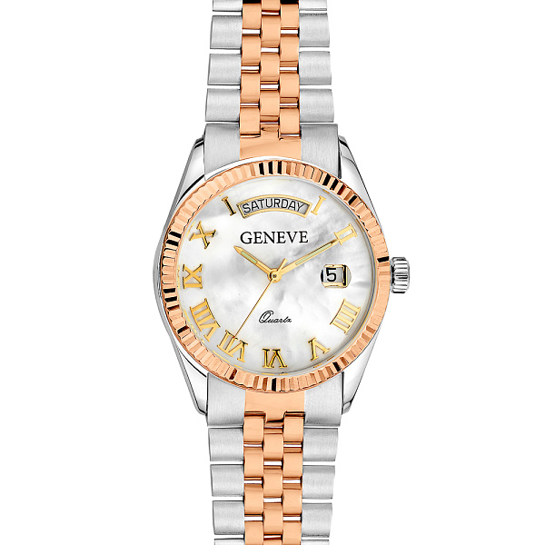 Часы из белого и красного золота (арт. 260176бкп) – изображение 2