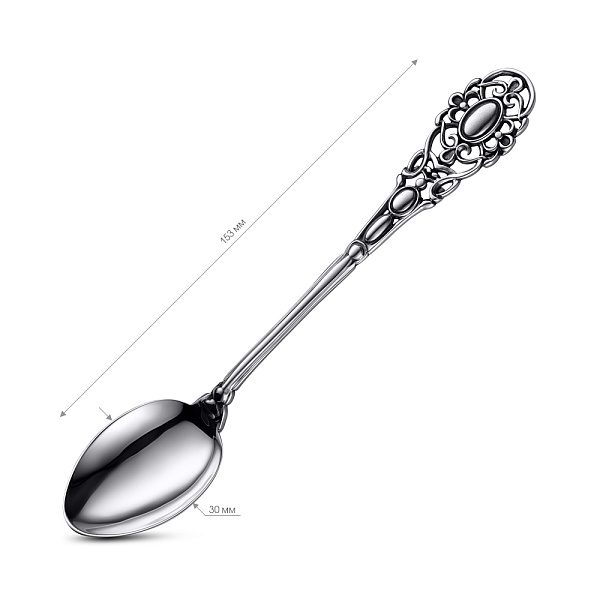 Серебряная чайная ложка (арт. 7922/8100237) – изображение 2