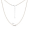 Серебряное колье с жемчугом (арт. 7507/2451жб) – изображение 2