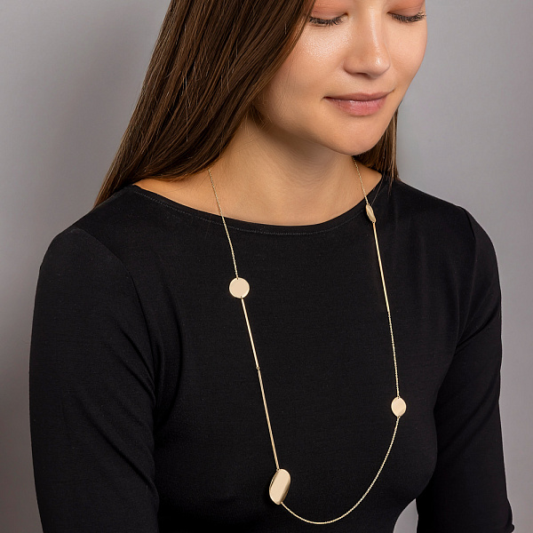 Золотое колье Francelli (арт. 352983ж) – изображение 4