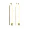 Серьги-протяжки из желтого золота (арт. 1091184жеч) – изображение 1