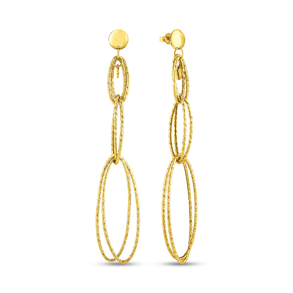 Сережки Francelli з жовтого золота (арт. 1091209ж) – зображення 1