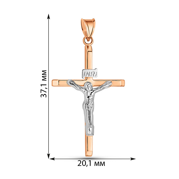 Золотий православний хрестик (арт. 500606) – зображення 6