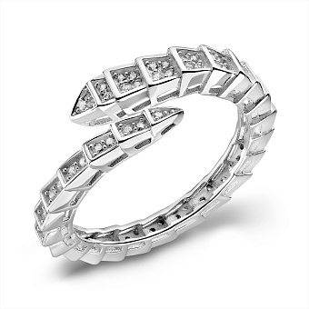 Серебряное кольцо с фианитами (арт. 7501/2190592)