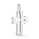 Хрестик з білого золота без каменів (арт. 4401003/30б) – зображення 1