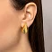 Серьги из желтого золота Francelli (арт. 1091867ж) – изображение 2