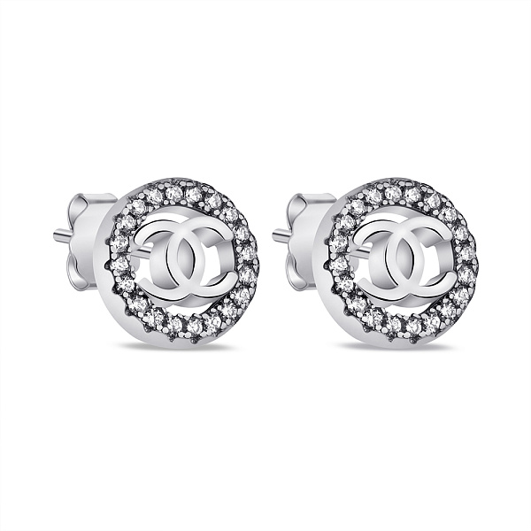 Серьги из серебра (арт. 7518/6665) – изображение 1
