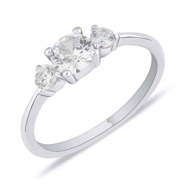 Серебряное кольцо с фианитами (арт. 7501/6044) – изображение 1