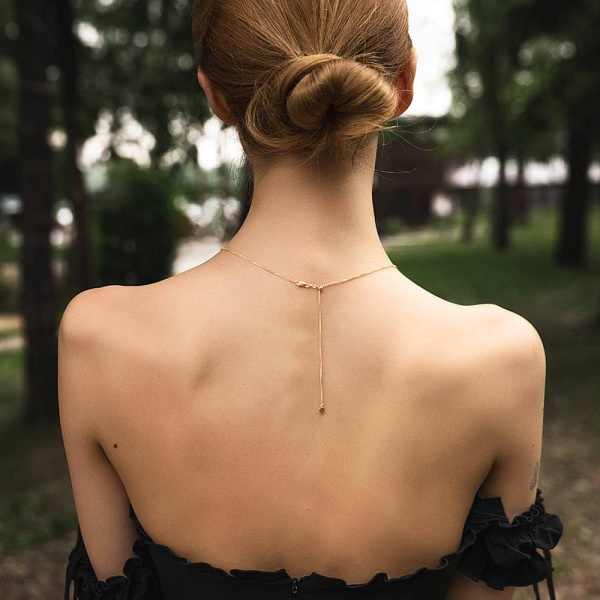 Ланцюжок з золота плетіння Спіга квадратна (арт. 303503з) – зображення 3