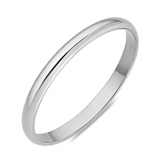 Обручальное кольцо из белого золота (арт. 239036б)