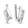 Серебряные серьги с фианитами (арт. 7502/1550С) – изображение 1
