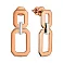Сережки-пусети з червоного золота (арт. 111120) – зображення 1