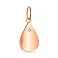Золотой подвес Капелька с одним фианитом (арт. 424505) – изображение 1