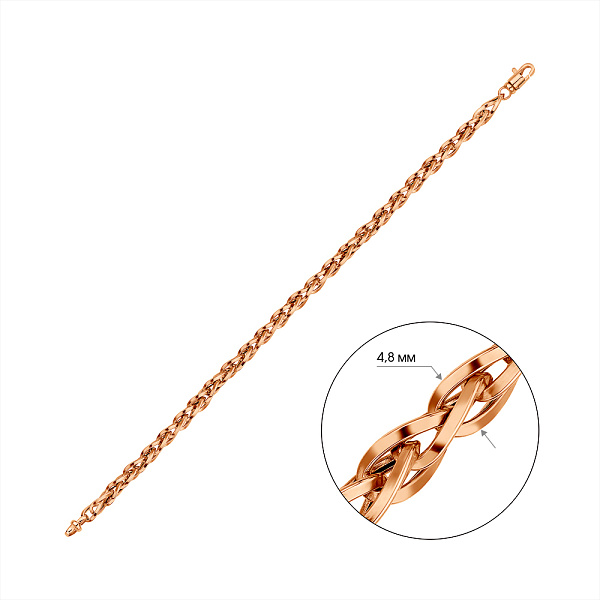 Браслет из красного золота (арт. 3261101) – изображение 2