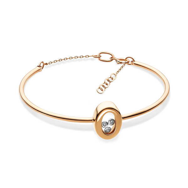 Золотий браслет з фіанітами (арт. 323727) – зображення 1