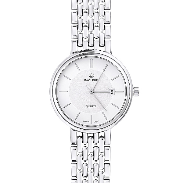 Серебряные часы с кварцевым механизмом (арт. 7526/340б) – изображение 2