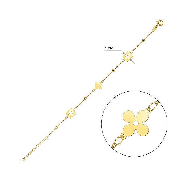 Браслет из желтого золота (арт. 326501ж) – изображение 2