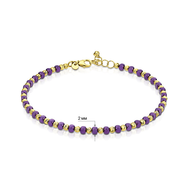 Золотой браслет Francelli (арт. 323598жф) – изображение 4