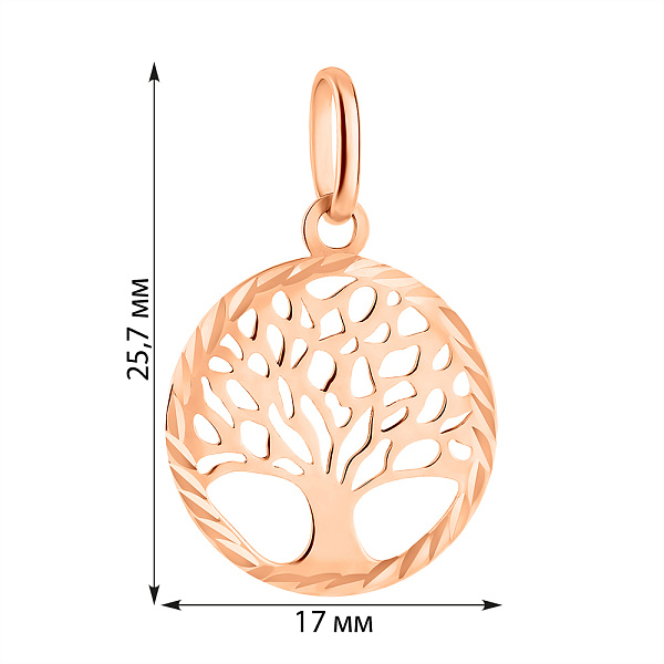 Золотий підвіс (арт. 424841) – зображення 3