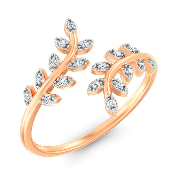 Золота каблучка з фіанітами (арт. 141258) – зображення 1