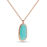 Золоте кольє з кварцом (арт. 352382Пкгм)