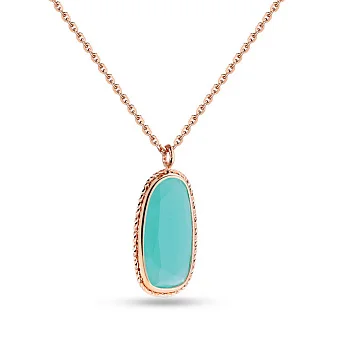 Золоте кольє з кварцом (арт. 352382Пкгм)