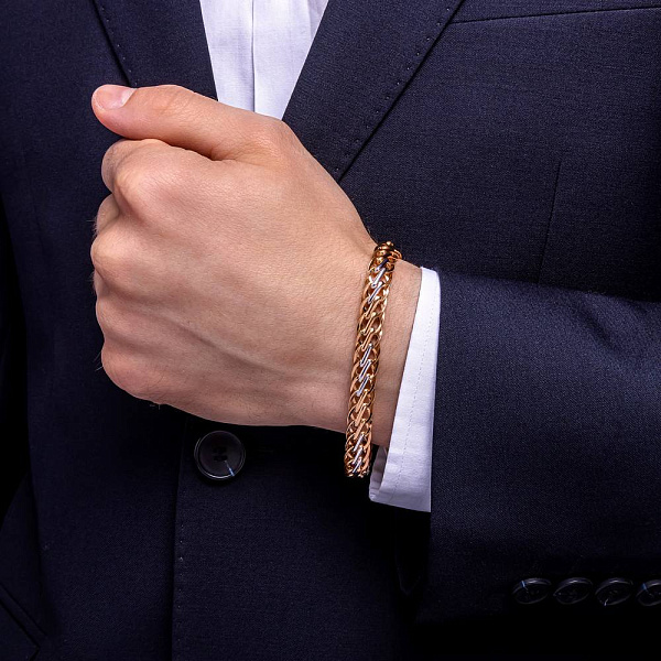 Браслет из красного золота (арт. 323172/3кб) – изображение 2