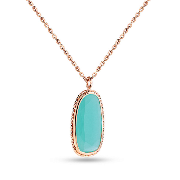 Золоте кольє з кварцом (арт. 352382Пкгм) – зображення 1