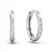 Сережки з білого золота з діамантами (арт. С011709005б) – зображення 1