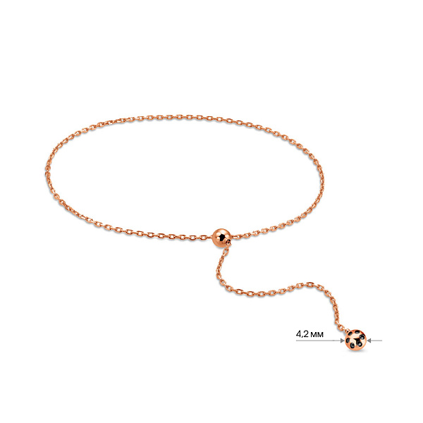 Браслет Fly из красного золота (арт. 326210/1) – изображение 4