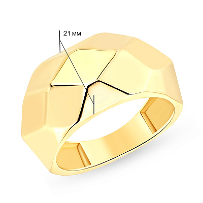 Кольцо из желтого золота (арт. 155100ж)