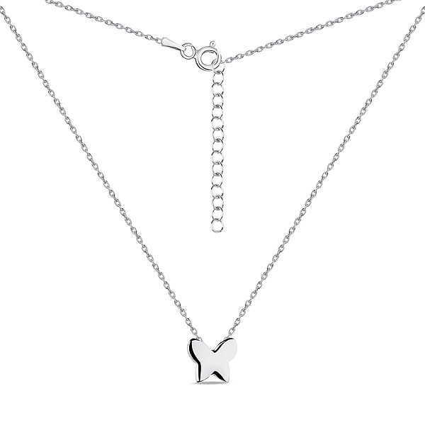 Срібне кольє Метелик (арт. 7507/1617) – зображення 2